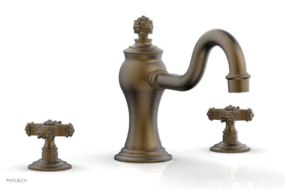 Phylrich MARVELLE Deck Tub Set - Cross Handles 162-40