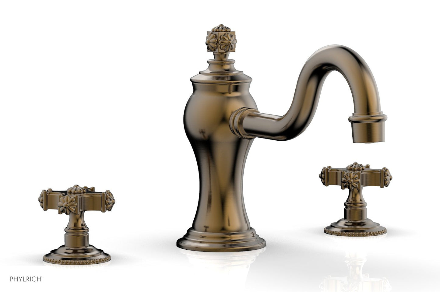 Phylrich MARVELLE Deck Tub Set - Cross Handles 162-40