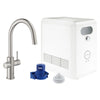 Grohe Blue Single-Handle Pull Down Kitchen Faucet Single Spray 1.75 Gpm Chilled & Sparkling Water - Golzar Home