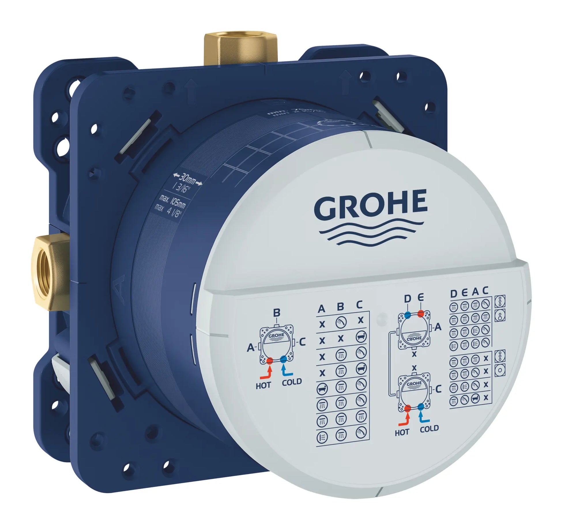 Grohe Rapido Smartbox Universal Rough-in box - Golzar Home