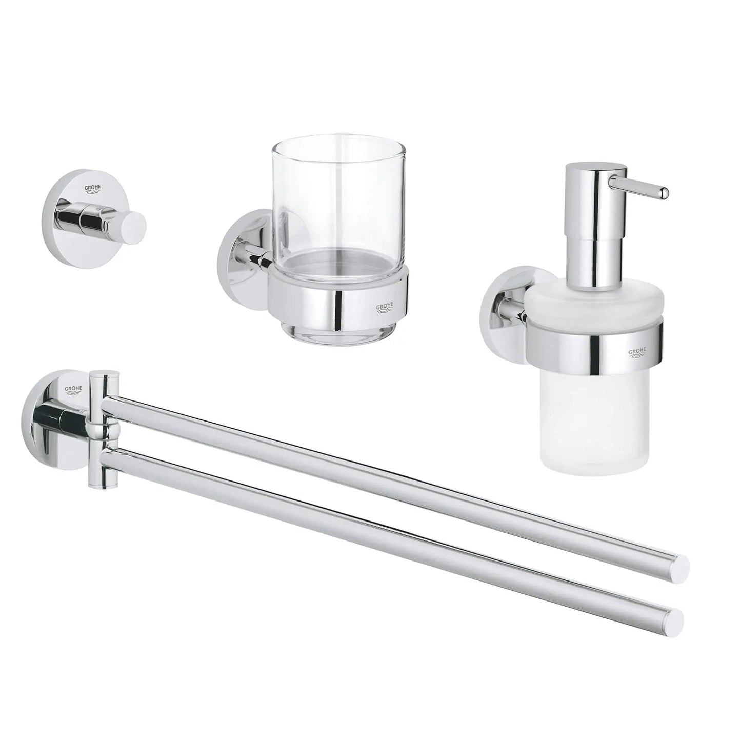 Grohe Essentials 4-In-1 Accessory Set