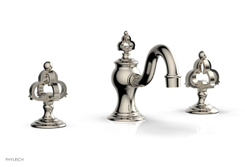 Phylrich COURONNE Widespread Faucet Cross Handles 163-01