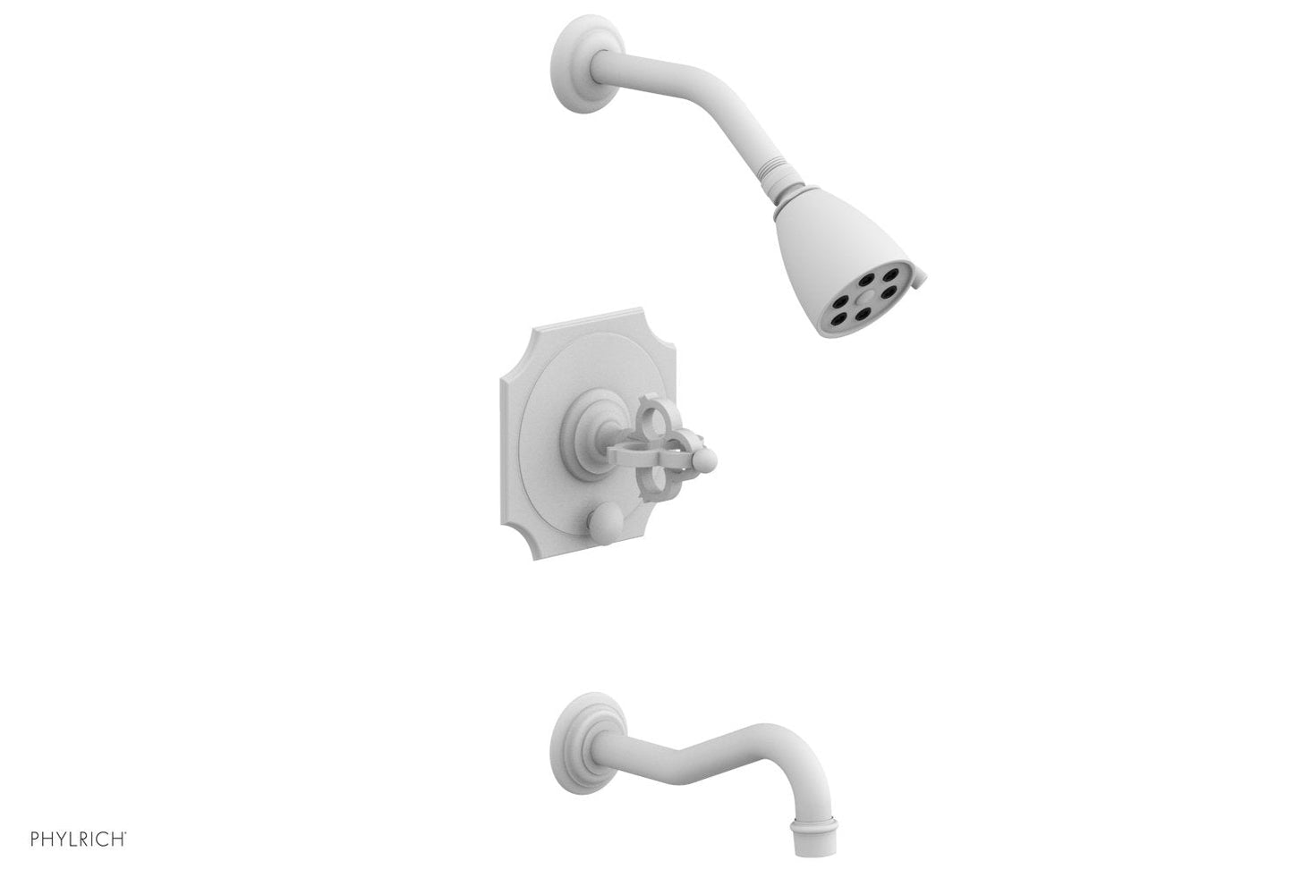 Phylrich COURONNE Pressure Balance Tub and Shower Set 163-26