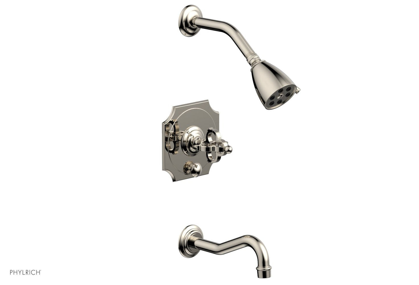 Phylrich COURONNE Pressure Balance Tub and Shower Set 163-26