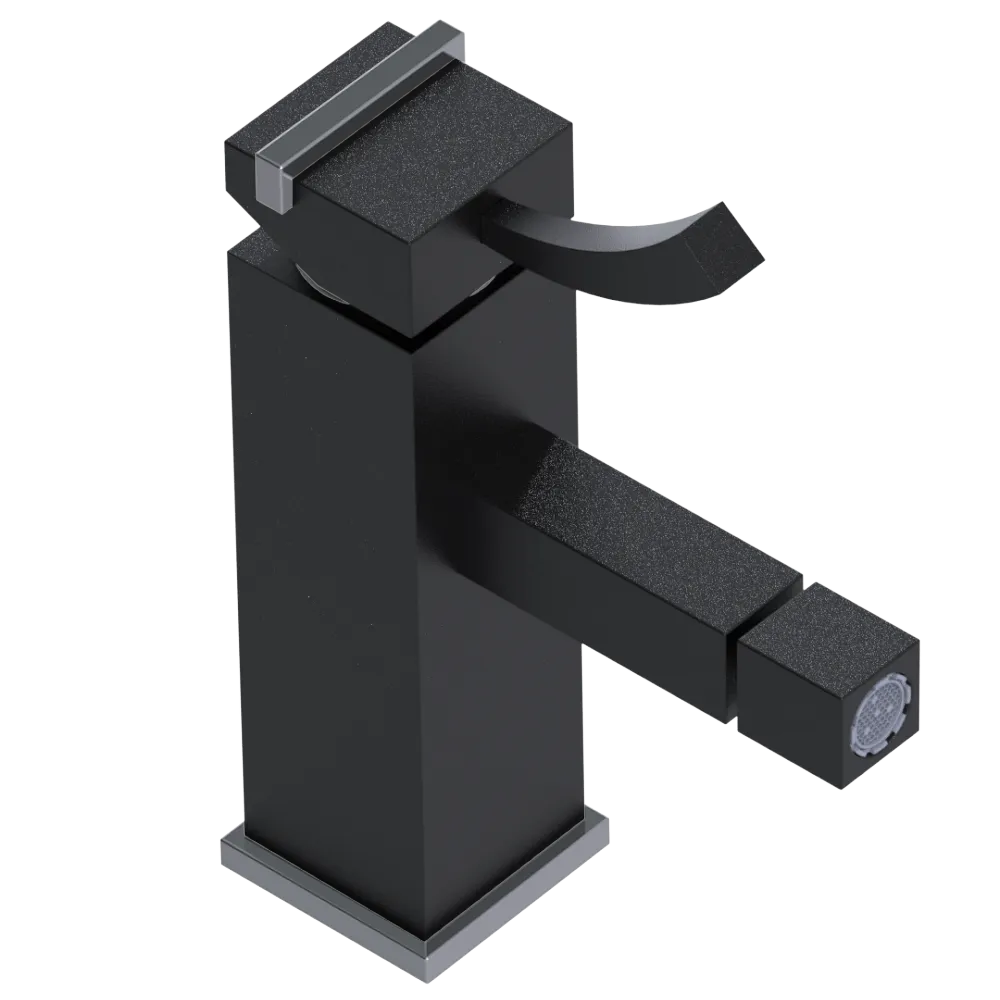 Rubinet Single Control Bidet Fitting (less drain) Matt Black