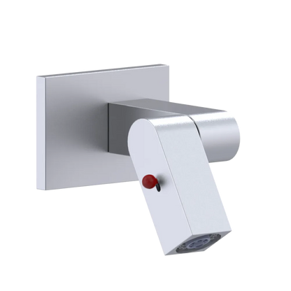 Rubinet Wall Mount Bidet & Foot Rinse with Dual Function Spray Satin Chrome