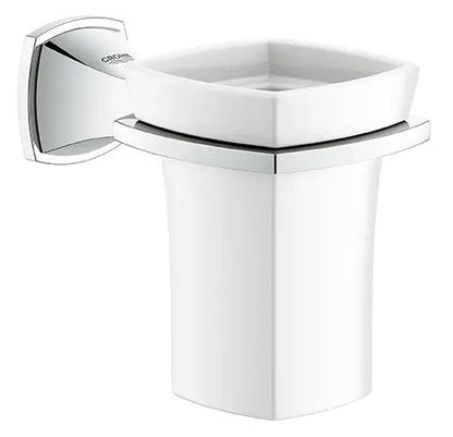 GROHE Grandera Ceramic Tumbler with Holder – 40626