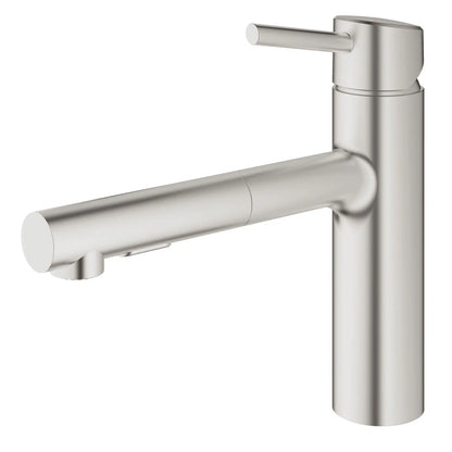 Concetto Single-Handle Pull-Out Kitchen Faucet Dual Spray 5.7 L/Min - Golzar Home