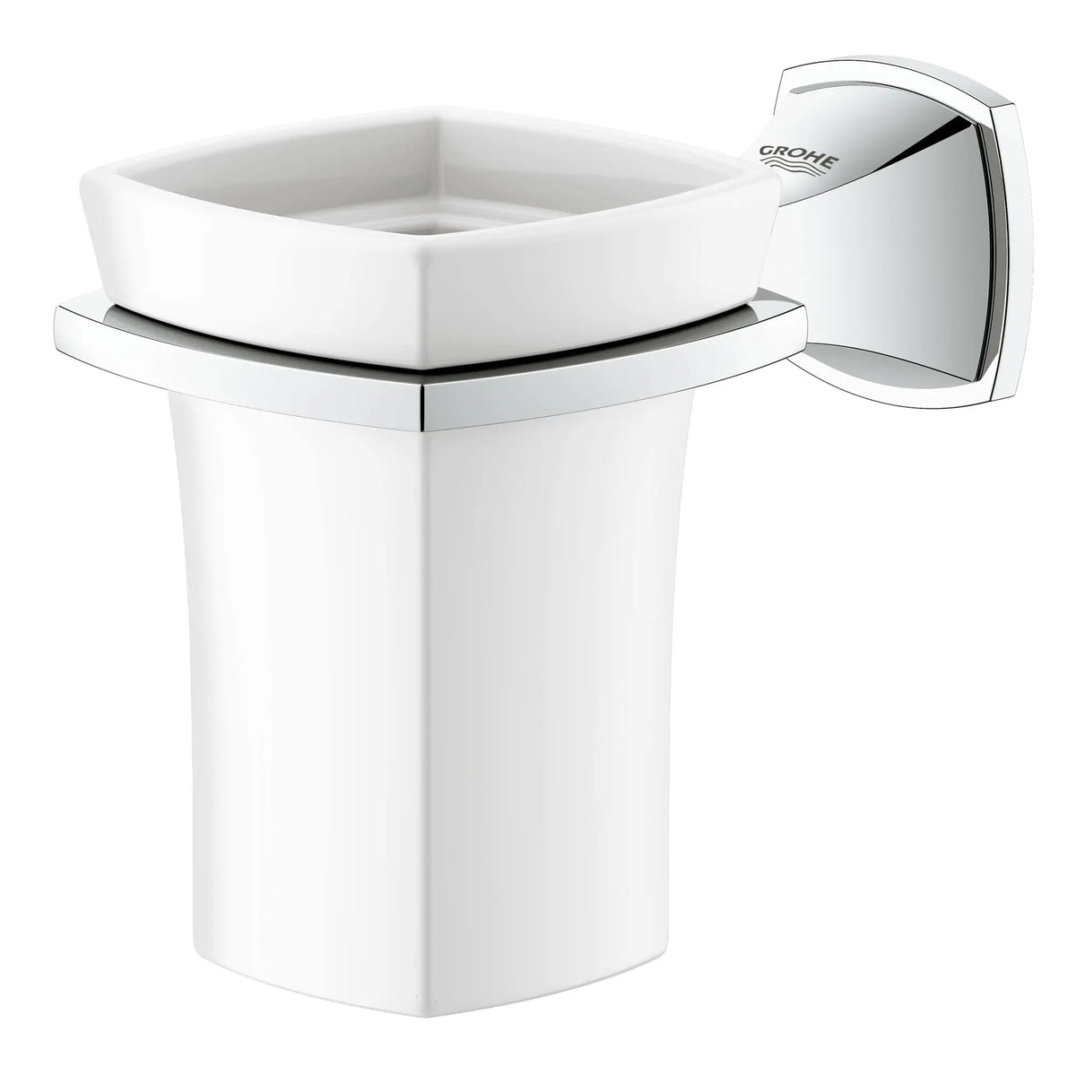 GROHE Grandera Ceramic Tumbler with Holder – 40626