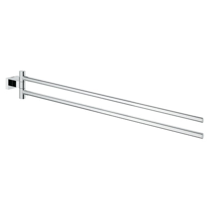 Grohe Essentials Cube 18" Double Towel Bar
