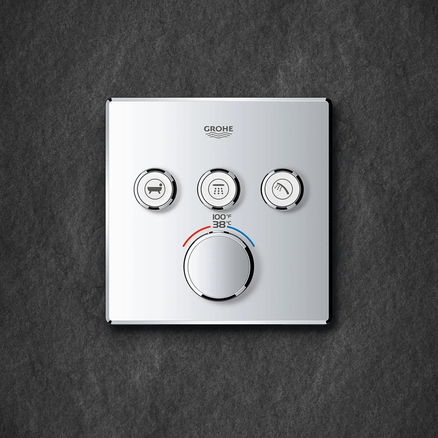 Grohe Triple Function Thermostatic Valve Trim