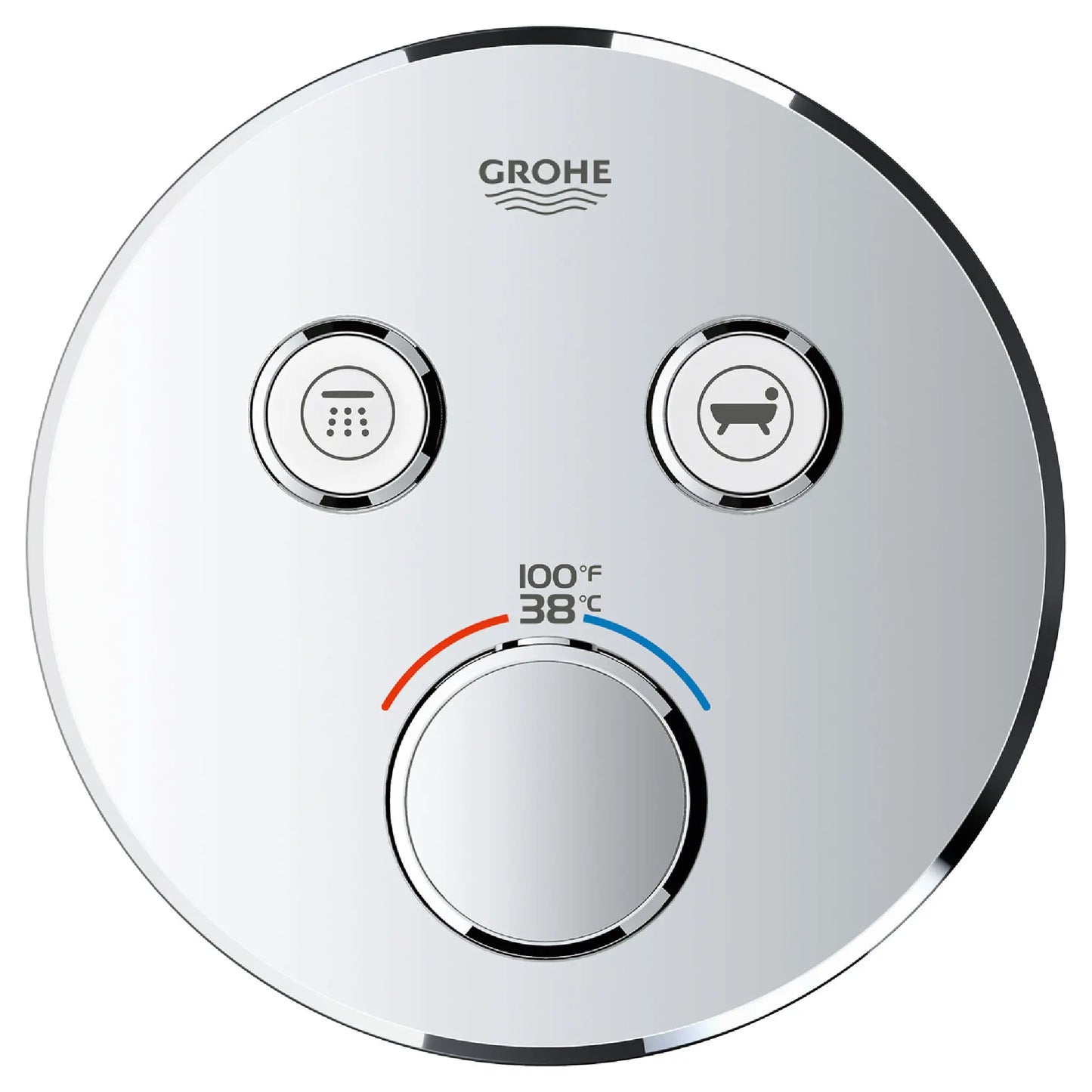 Grohe Dual Function Thermostatic Valve Trim