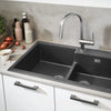 Grohe Minta Single-Handle Pull Down Kitchen Faucet Dual Spray 1.75 Gpm - Golzar Home