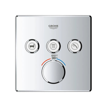 Grohe Triple Function Thermostatic Valve Trim