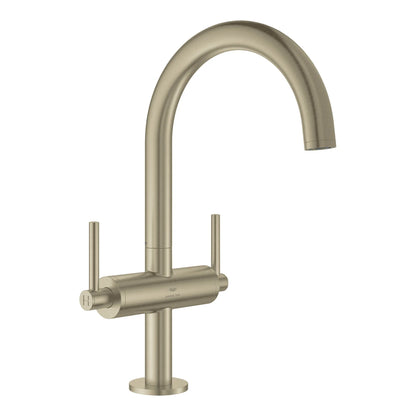 Grohe Atrio New Single Hole Two-Handle L-Size Bathroom Faucet, 1.2 Gpm