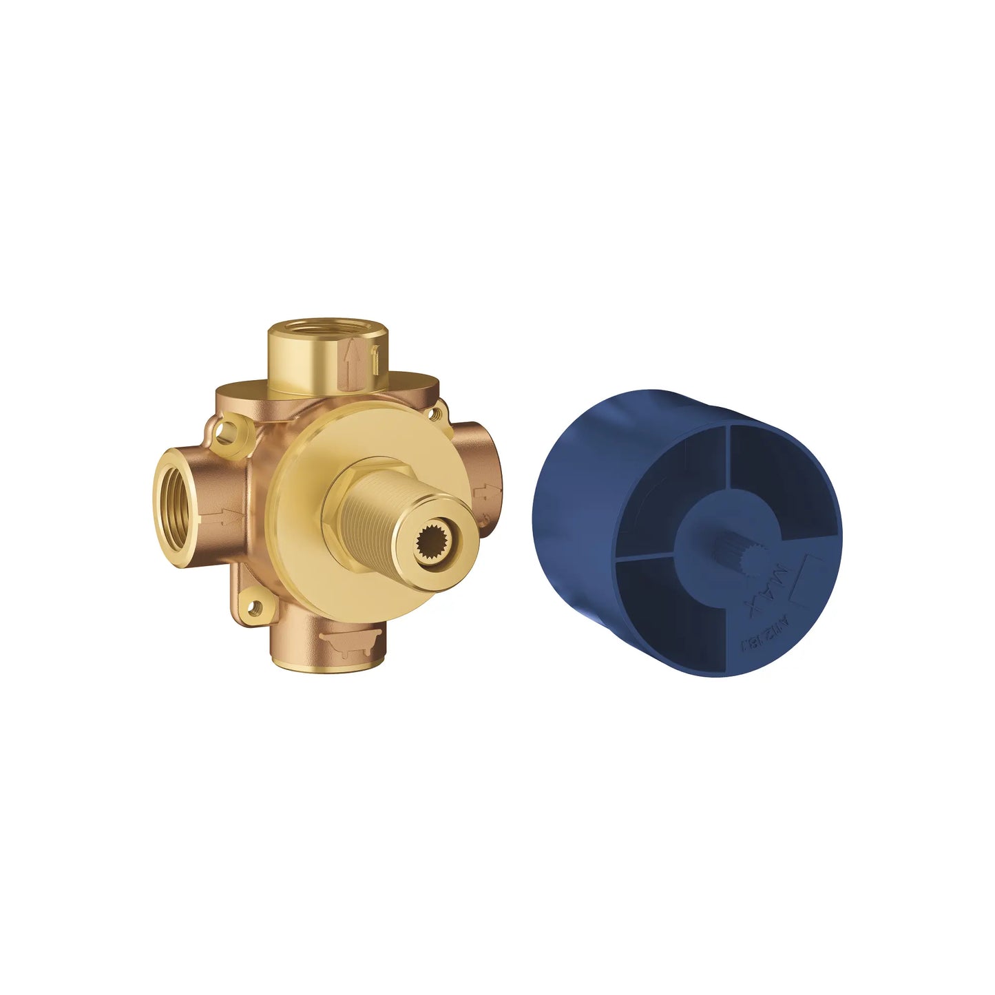 Non Rapido® 3-Way Diverter Rough-In Valve (Shared Functions)