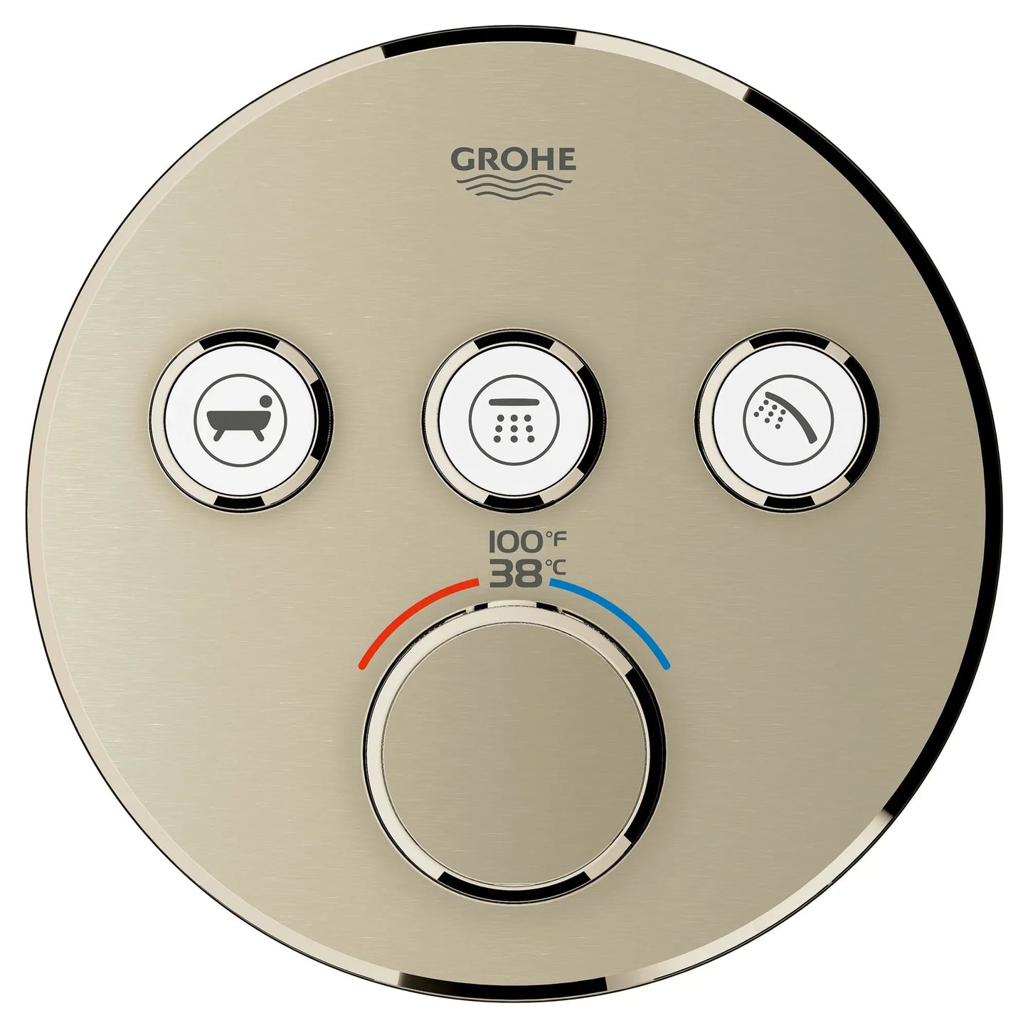 Grohtherm® SmartControl Triple Function Thermostatic Valve Trim