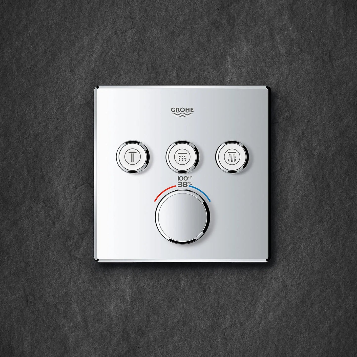 Grohe Triple Function Thermostatic Valve Trim