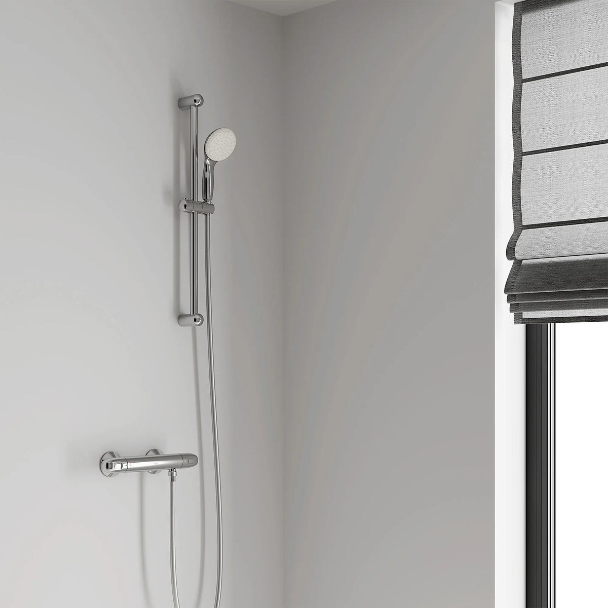 GROHE Tempesta 24" Shower Slide Bar Kit - 2 Sprays, 5.7 L/min (1.5 gpm) – 27598