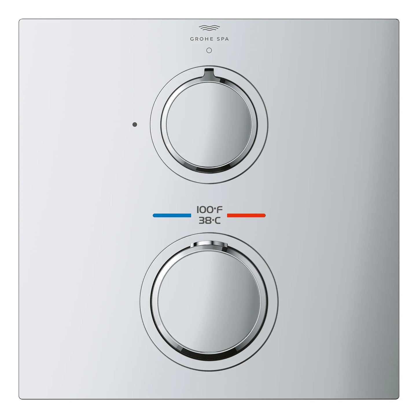 Grohe Allure New Single Function 2-Handle Thermostatic Valve Trim - Golzar Home