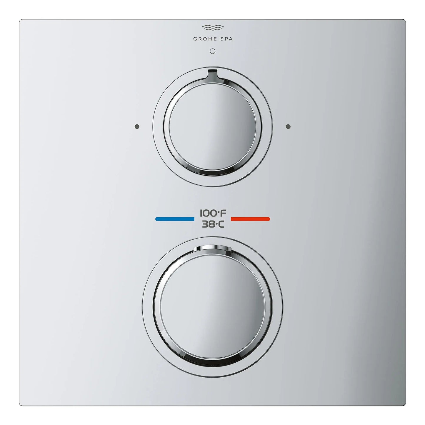 Grohe Allure New Dual Function 2-Handle Thermostatic Valve Trim - Golzar Home
