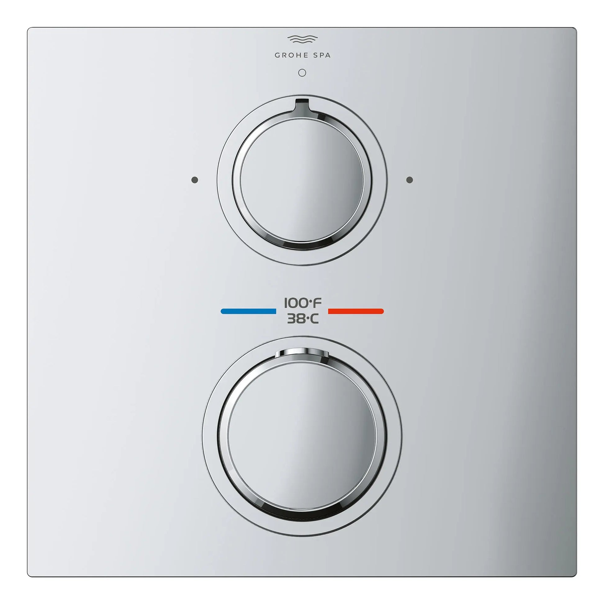 Grohe Allure New Dual Function 2-Handle Thermostatic Valve Trim - Golzar Home
