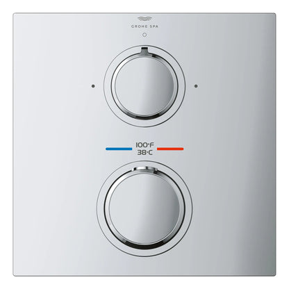 Grohe Allure New Dual Function 2-Handle Thermostatic Valve Trim - Golzar Home
