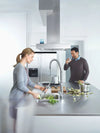 K7 Single-Handle Semi-Pro Dual Spray Kitchen Faucet 6.6 L/Min - Golzar Home