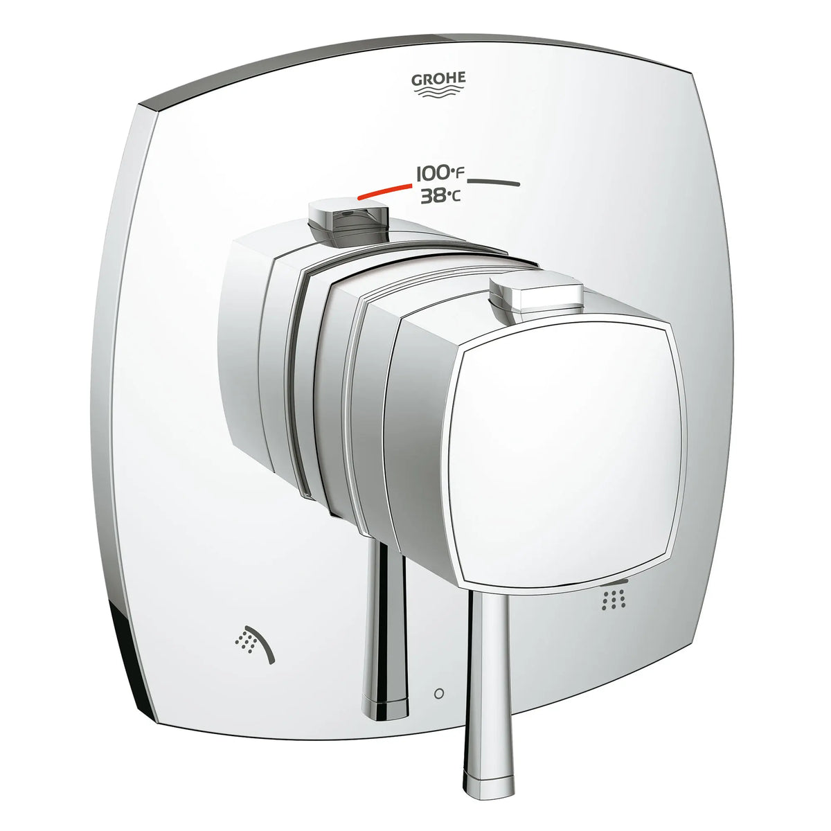 GROHE Grandera Dual Function Thermostatic Valve Trim – 19947