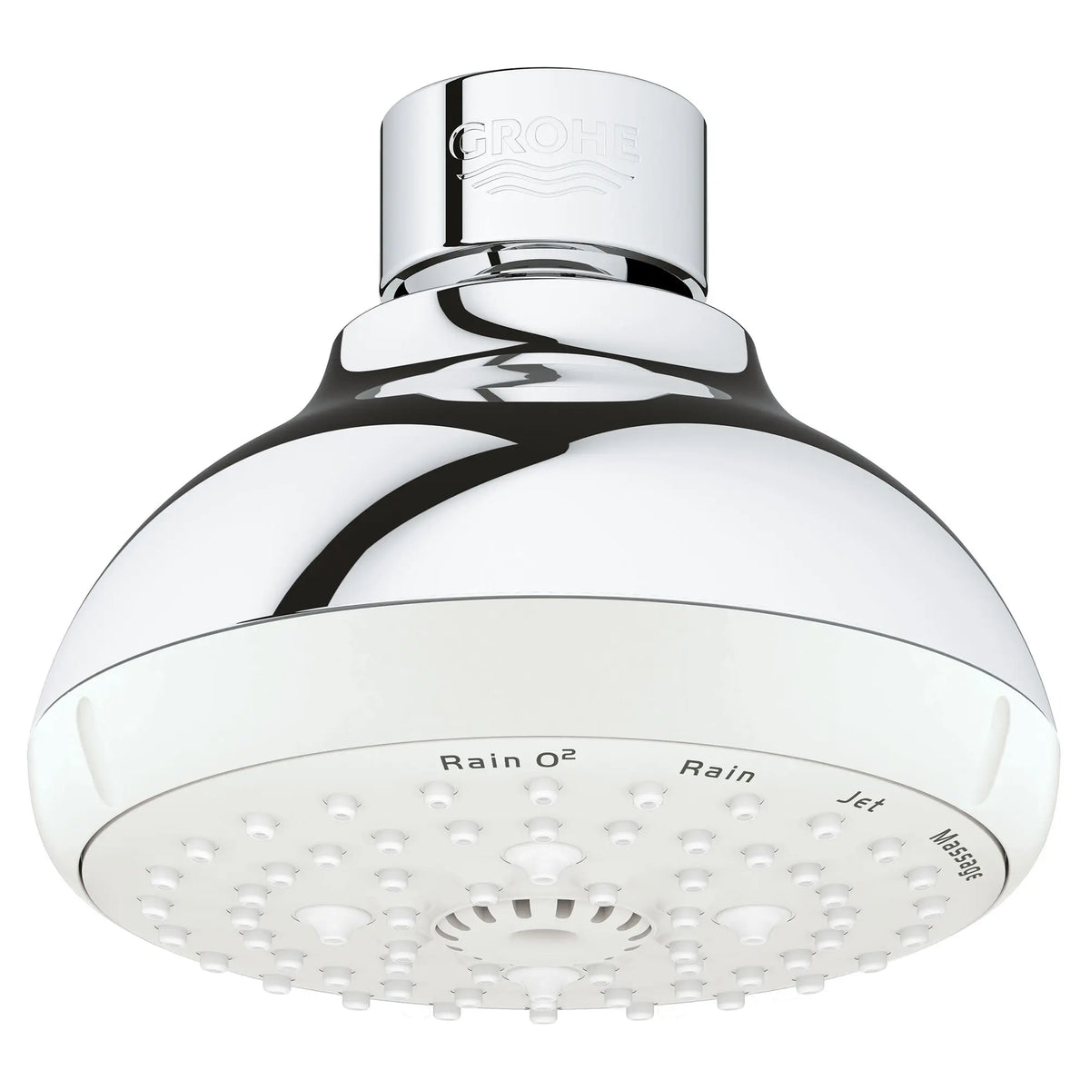 GROHE Tempesta 100 Shower Head, 4" - 4 Sprays, 6.6 L/min (1.75 gpm) – 26044