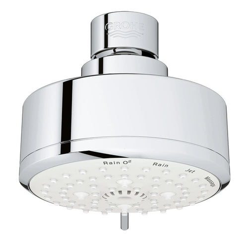 Grohe 100 Shower Head, 4" - 4 Sprays, 9.5 L/min (2.5 gpm)