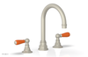 JAMESTOWN Widespread Faucet - High Spout - Lever Handle with "Orange" Accents 165-04