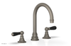 JAMESTOWN Widespread Faucet - High Spout - Lever Handle with "Black" Accents 165-04
