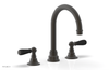 JAMESTOWN Widespread Faucet - High Spout - Lever Handle with "Black" Accents 165-04