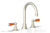 JAMESTOWN Widespread Faucet - High Spout - Lever Handle with "Orange" Accents 165-04