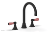 JAMESTOWN Widespread Faucet - High Spout - Lever Handle with "Pink" Accents 165-04