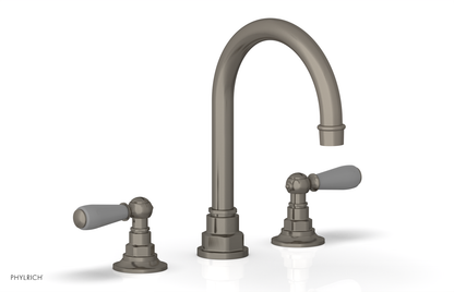 JAMESTOWN Widespread Faucet - High Spout - Lever Handle with "Grey" Accents 165-04