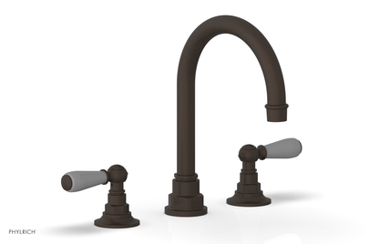 JAMESTOWN Widespread Faucet - High Spout - Lever Handle with "Grey" Accents 165-04