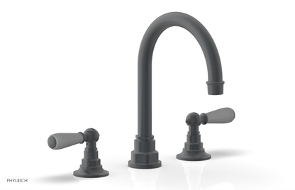JAMESTOWN Widespread Faucet - High Spout - Lever Handle with "Grey" Accents 165-04