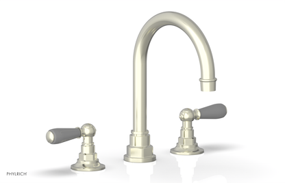 JAMESTOWN Widespread Faucet - High Spout - Lever Handle with "Grey" Accents 165-04