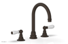 JAMESTOWN Widespread Faucet - High Spout - Lever Handle with "White" Accents 165-04