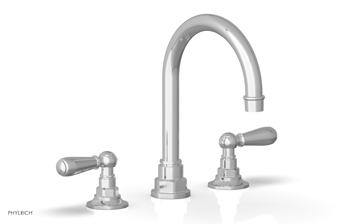 JAMESTOWN Widespread Faucet - High Spout - Lever Handle 165-04