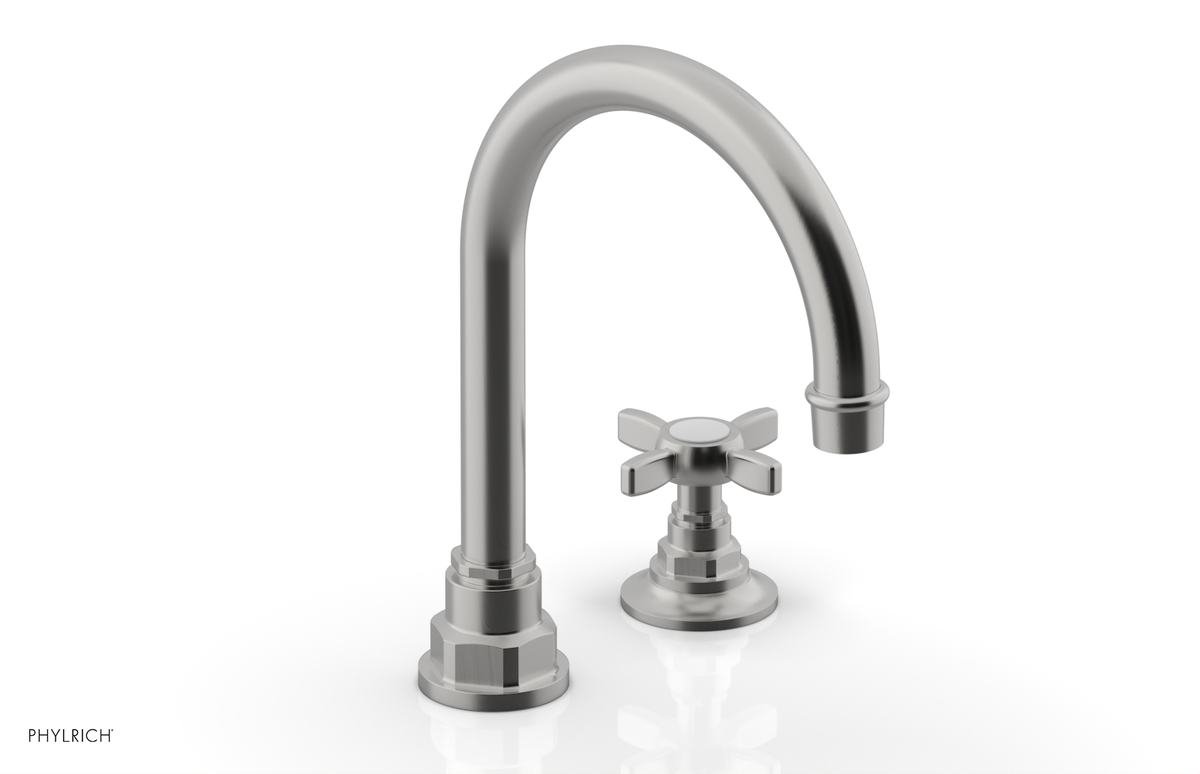 JAMESTOWN Single Handle Faucet - High Spout - Cross Handle 165-05