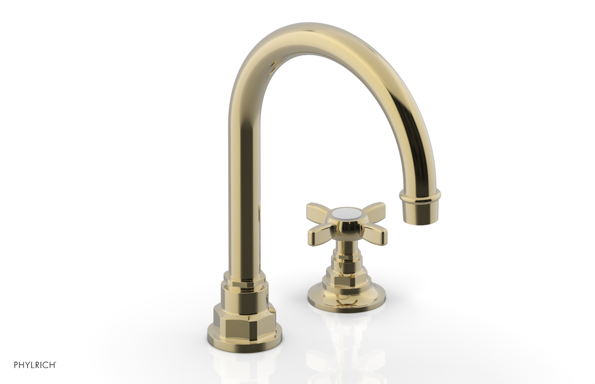 JAMESTOWN Single Handle Faucet - High Spout - Cross Handle 165-05