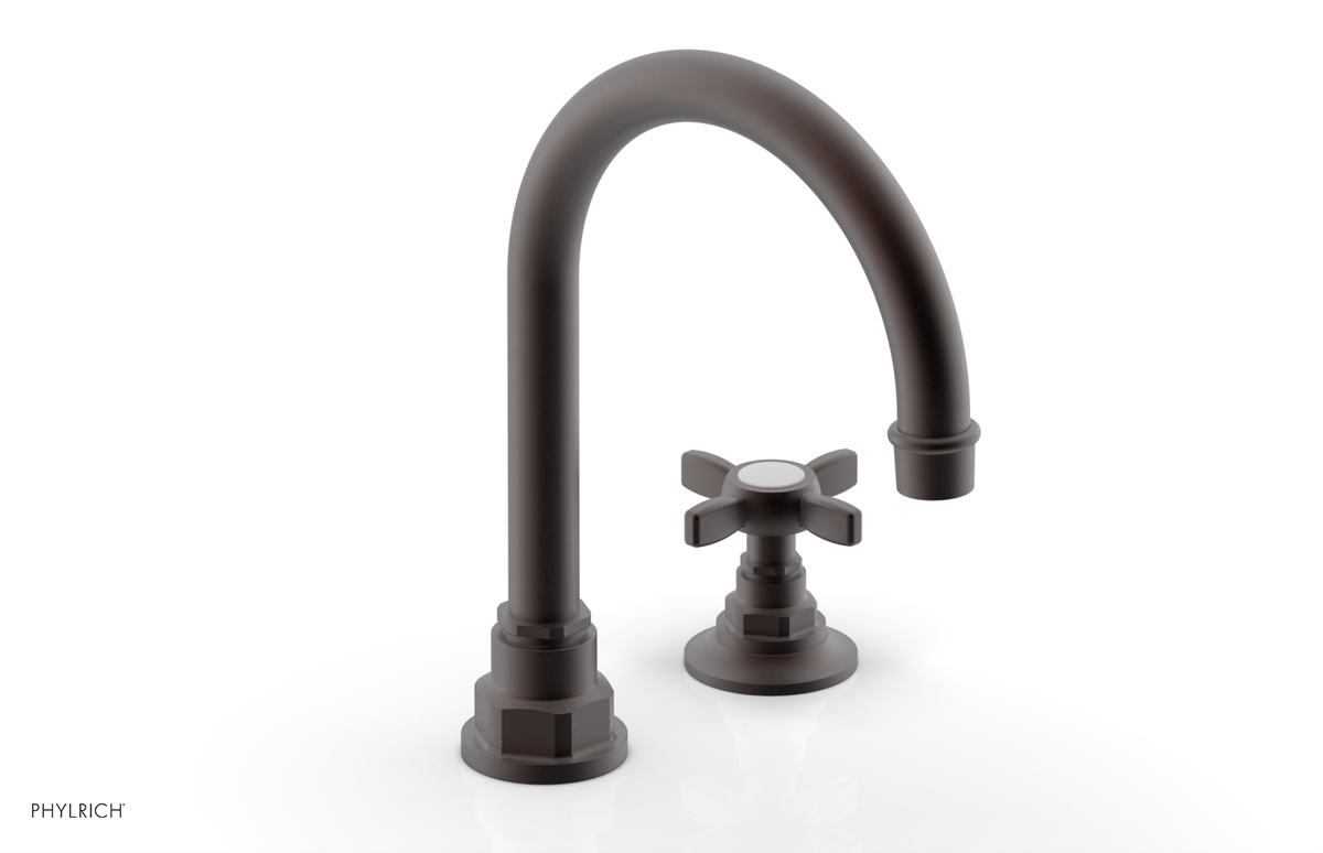 JAMESTOWN Single Handle Faucet - High Spout - Cross Handle 165-05