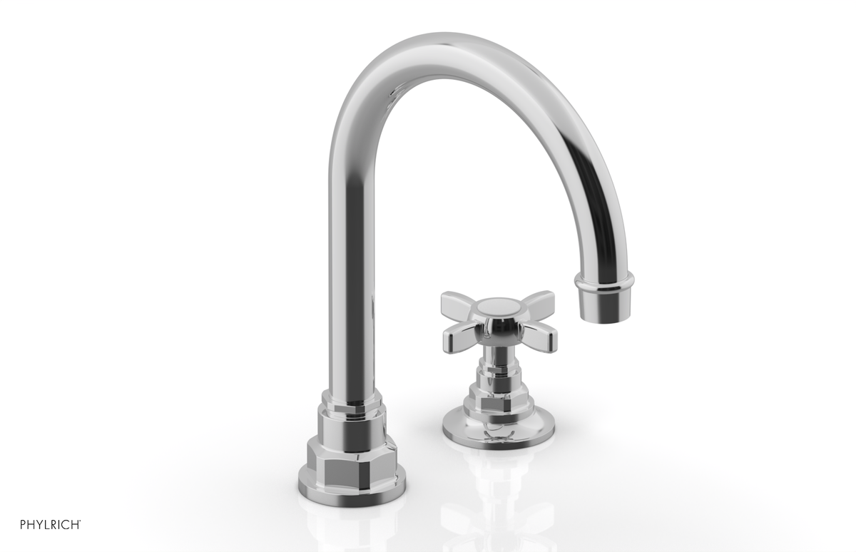JAMESTOWN Single Handle Faucet - High Spout - Cross Handle 165-05