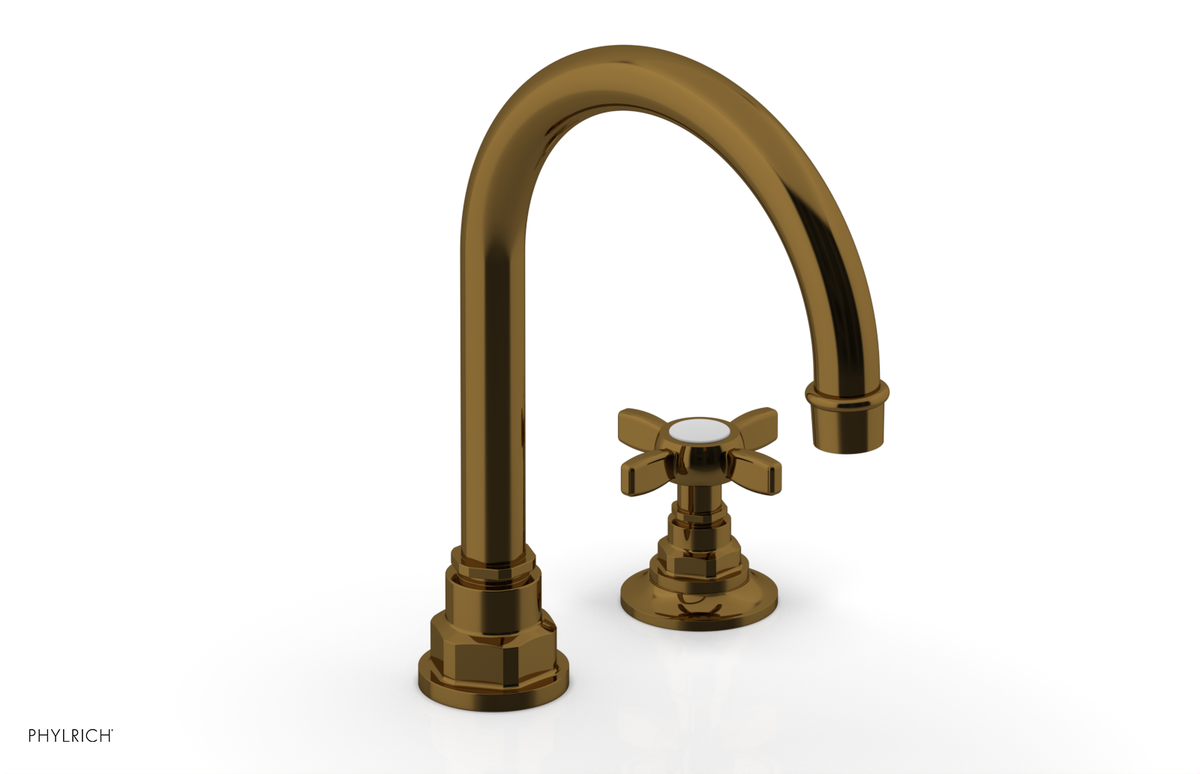 JAMESTOWN Single Handle Faucet - High Spout - Cross Handle 165-05