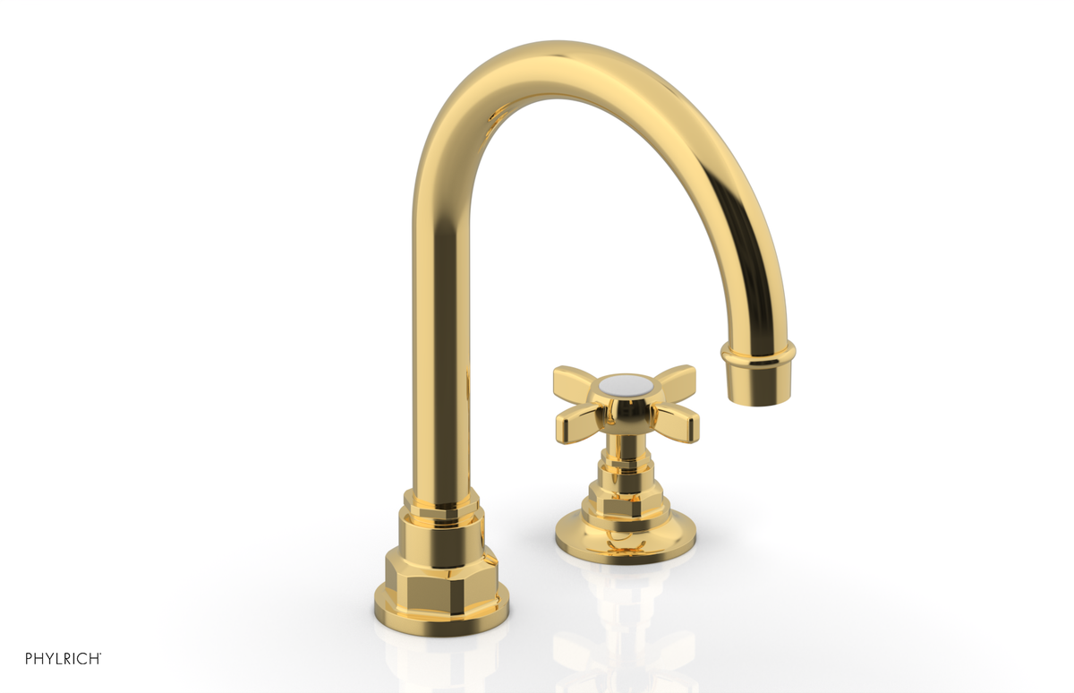 JAMESTOWN Single Handle Faucet - High Spout - Cross Handle 165-05