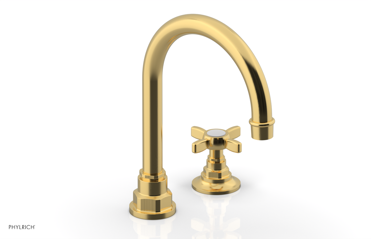 JAMESTOWN Single Handle Faucet - High Spout - Cross Handle 165-05