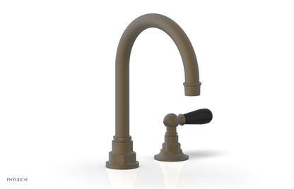 JAMESTOWN Single Handle Faucet - High Spout - Lever Handle with "Black" Accents 165-06